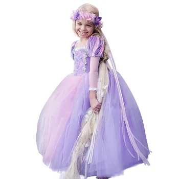 Išgalvotas Princesė Mergina Dress Vaikų Elsa Anna Gimtadienis Kostiumas Miegančioji Gražuolė Kostiumai Kūdikių Drabužiai Mergaitėms