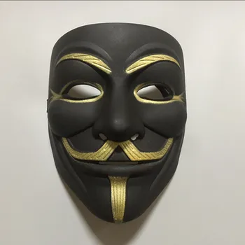 Aukštos Kokybės V for Vendetta Mask Anoniminiai Kino Guy Fawkes Helovinas Maskuotis Šalis Cosplay Kaukė