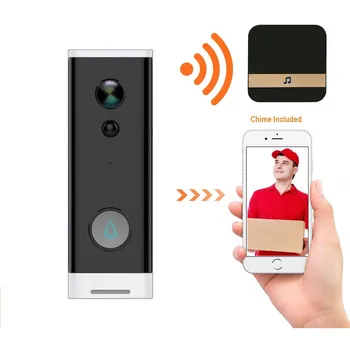 WIFI Doorbell Kamera, Skirtas Butų IR Signalizacijos Belaidžio Saugumo kamerų Smart IP Vaizdo Domofonas WIFI Duris Telefono Durų Varpelis