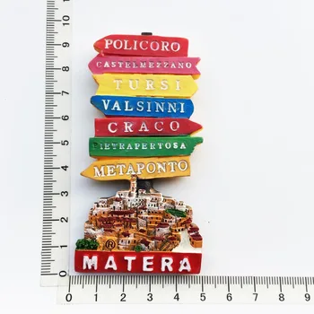 Kūrybos Matera Apdailos Magnetai Šaldytuvai Italijos Mieste Milane, Romoje, Venecijoje, Florencijoje, Sicilija Genujos Orientyrą Suvenyrų