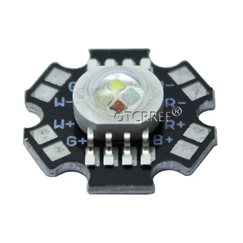 10-100VNT 45mil RGBW LED Diodų 8pins High Power LED Chip 4W 4*3W lempa 12W Spalvinga 