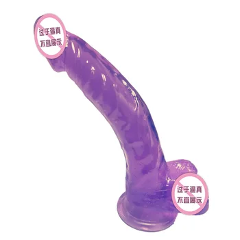 Erotinis Minkštos Želė Analinis Dildo Butt Plug Realistiškas Penis Tvirtas siurbtukas Dick Žaislas Suaugusiam G-taško Orgazmą Sekso Žaislai Moteris