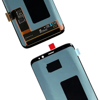 ORIGINALUS AMOLED S8 LCD su rėmu 