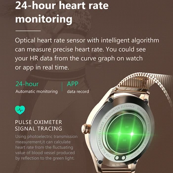 LIGE 2020 Naujas Mados Moterų Smart Žiūrėti IP68 Vandeniui Smartwatch Moters Širdies ritmo Žadintuvą priminti, Multi-funkcija Lady Žiūrėti