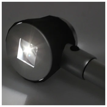 ELEGANTI-10X Handheld LED Optinio Stiklo didinamasis stiklas su Skale Didinamąjį Papuošalai Loupe