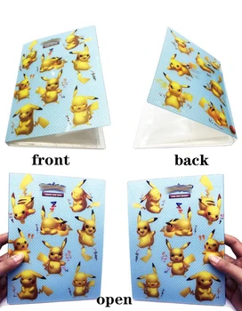 Kortelės Animacinių filmų Anime Pocket Monstras Pikachu 240 Vnt Turėtojas Albumą Žaislų Kolekcija Pokemon Kortas, Albumas, Knyga, Viršuje Vaikams Dovanų