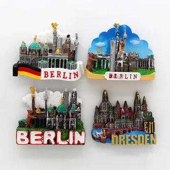 šaldytuvas magnetinio šaldytuvas lipdukai Vokietijoje, Kelno Katedra, Berlin, Heidelberg neikal Drezdeno Miunchenas Vokietija turizmo suvenyrų