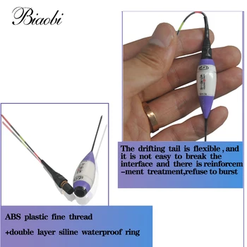 3pcs/set Žvejybos Plaukti LED Elektros Plaukti Šviesos Žvejybos Bite Signalizacijos led žvejybos Reikmenys Šviesos Elektroninių Plaukti su baterija