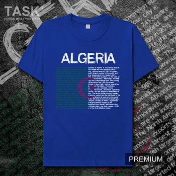 Respublika Alžyras Alžyro Islamo DZA t shirt mens naujas Viršūnes, t-marškinėliai trumpomis rankovėmis drabužius palaidinukė nacionalinės komandos šalių Topai