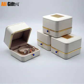 Naujas Mados Metalo Žiedas Dėžės Pasiūlymą Kūrybos Papuošalų Dėžutė Balto Papuošalų Dėžutė Europos Kūrybinės Dovanos Apdailos Priedai Prop