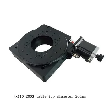 PX110-60 Elektros Sukasi Mašina Optinė Besisukančios Platformos Variklio Sukimosi Etape 60mm guolių masto Y
