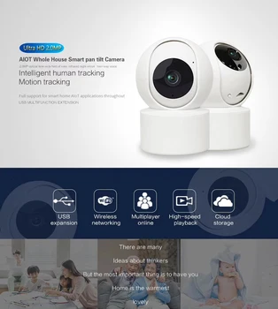 Inesun [2020 Naujausias] 1080P Auto Stebėjimo Saugumo Kameros Belaidžio Namų Priežiūros PTZ IP Kamera Baby/Pet/Auklės Stebėti