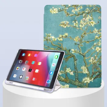Derliaus Aliejaus Tapybai iPad Mini 5 Atveju Oras 4 Pieštukas Turėtojas 10.2 8-2020 m. 7-12.9 Pro 11 Funda Silikono Už 10.5 Oro 1 2 3