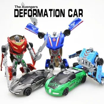 Kitoz 1:43 Averger Herojus Transformuoti Diecast Lydinio Automobilių Masto Modelis Deformacijos Metalo Automobilius Auto Žaislas Berniukas