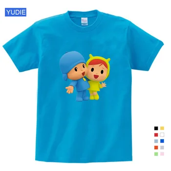 Pocoyo marškinėliai Vaikų sportinius marškinėlius, Animacinių filmų berniukams trumpomis Rankovėmis T-Shirt Berniukų Vasaros Mergaitės Lopšelio Mados Kūdikių Drabužiai Vaikams