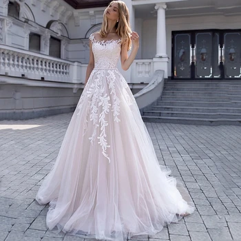Rusijos Stiliaus Nėrinių Vestuvių Suknelė iki 2021 m. Bžūp Rankovėmis Teismas Traukinio Princesė Vestuvinės Suknelės Derliaus Užsakymą Chalatas de Mariee