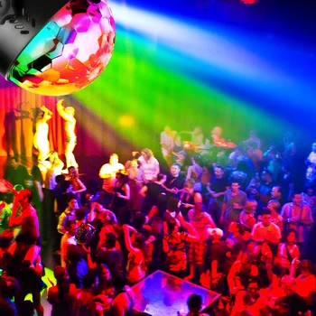 LED Disco Scenos Šviesos DJ Kamuolys Garso Aktyvuotas Projektoriaus Lempa Su Nuotolinio Valdymo Kalėdų Šalis JAV/ES/JK/AS Plug