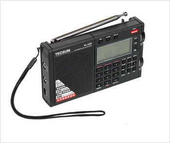 Originalus Tecsun PL-330 Radijo Imtuvas FM/MW/SW/LW visi juosta nešiojamas radijas FM + BL-5C Baterijos