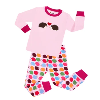 Berniukai, gyvūnų pižamos medvilnės baby pijamas vaikai pižama ilgomis rankovėmis mergaitėms, naktiniai drabužiai vaikams sleepwear 2-7years