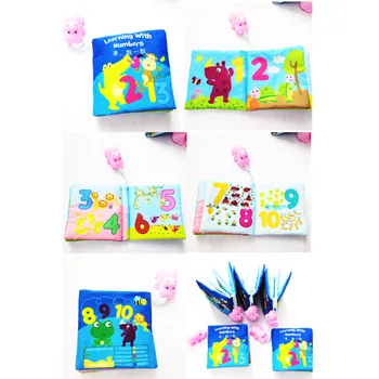 Galima Skalbti Garsiai Popieriaus Kūdikių Medžiaga Knygų Vonios Žaislas Mokymosi Montessori Plyšimui Atsparus, Minkštas Knygos Animacinių Filmų Vaikams Anksti Švietimo Žaislai