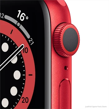 Nauji Originalus Apple Žiūrėti 6 Serijos GPS 40MM/44MM Aliuminio korpusas su Naujos Spalvos Raudona/Mėlyna Sporto Juostos Nuotolinio Širdies ritmo Smartwatch