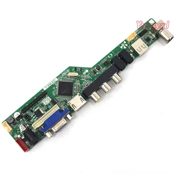 Valdiklio plokštės Rinkinys LTN133W1-L01 TV+HDMI+VGA+AV+USB LCD LED ekrano Vairuotojo Lenta