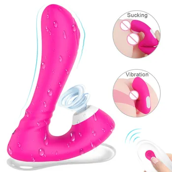 9 Vibracijos Režimai Klitorio Čiulpti Vibratorius G Spot Clit Vibratorių Vandeniui Įkrovimo Klitorio Stimuliatorius Sekso Žaislai Moterims
