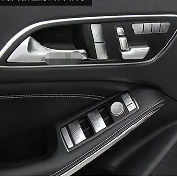 Už Tesla Model X 2016-2020 / S 12-20 Durų rankų atramos duryse esantį Mygtuką Apdaila 14ps