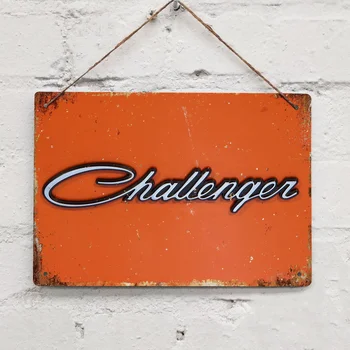 Derliaus Dodge Challenger Alavo Pasirašyti Metalo Dekoro Metalo Pasirašyti Sienos Ženklas, Sienų Dekoras Durų Apnašas Meno Kolekcija,Namų Dekoro