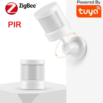 Darbas su ZigBee Alexa Echo Rodo, Echo, Plius Baterija Smart Judesio Detektorius, Jutiklis ZigBee3.0 PIR Tuya