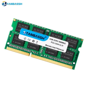 TANBASSH DDR3 RAM 4GB 8GB 1333Mhz 1 600mhz ddr4 8GB 16GB 4GB 1.2 v SO-DIMM 1,5 V Sąsiuvinis 2GB RAM 204Pin Nešiojamas Atminties sodimm