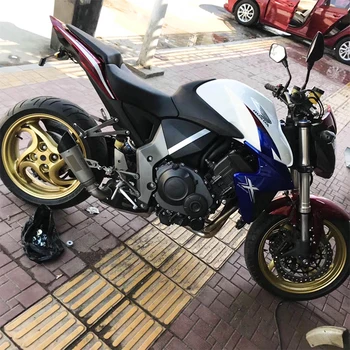 Honda CB1000R 2009-2018 Motociklo Išmetimo Vamzdžio Ištrinti Pakeisti Katalizatorius Slydimo Originalus Duslintuvo Nerūdijančio Plieno Vamzdis