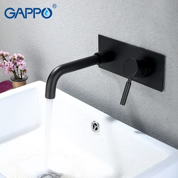 GAPPO baseino vonios maišytuvas vonios maišytuvai krioklys kriauklės čiaupai sienos, sumontuoti Vandens maišytuvai, dušo žalvario bakstelėkite danga