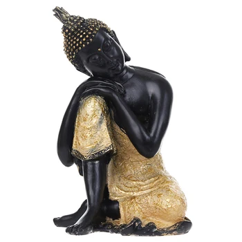 Buddhism Dekoro Buda Tathagata Skulptūra Tailando Jogos Mandala Skulptūros Dervos Amatų Amitabha Statula-Teisė
