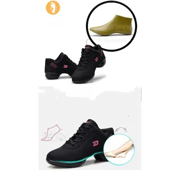 Karšto Šokių Bateliai WomanSports Funkcija Minkštas Padas Kvėpavimas Sportbačiai Praktikos Bateliai Modernaus Šokio Džiazo Batai Sneakerss