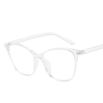 Derliaus Cat Eye Akiniai, Rėmeliai Akinių Moterų Skaitymo Akiniai, Optiniai Akiniai Unisex UV400 Akiniai Skaidrūs padirbtus akinius
