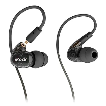 IRock A8 Dual Vairuotojo Ausines Sporto Ausinių Su Mikrofonu Nuimamas Kabelis DJ Studio Ausines Dinaminis Kristalų Monitorius laisvų Rankų įranga