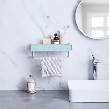 Perforuotas rankšluosčių džiovykla vieną polių vonios kambarys stovo vonios erdvė aliuminio vonios rankšluosčių džiovykla tualetas stovo vonios reikmenys, įrankiai