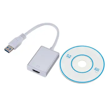 USB 3.0 HDMI Išorės Vaizdo Grafikos Kortelės Keitiklio Kabelį, Skirtą 