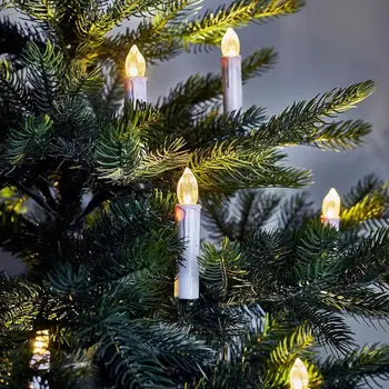1 Nustatykite, LED Žvakės su Įrašo Lauko Kalėdų Patalpų Flameless Žvakė dega Kalėdų Eglutė Sodo Langą