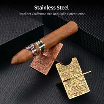 CIGARLOONG Cigarų Stovas iš Nerūdijančio Plieno, Tvirtos, Sulankstomas Raižyti Nešiojamų Cigarų Dalykėlių Cigarečių Kelionės Turėtojas