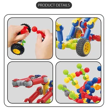 Švietimo Žaislai Vaikams Kuulee Bendras Įvairių Vežime Plastikiniai Pastato Blokus Švietimo Žaislai Vaikams Dovanų ir Berniukams, ir Mergaitėms