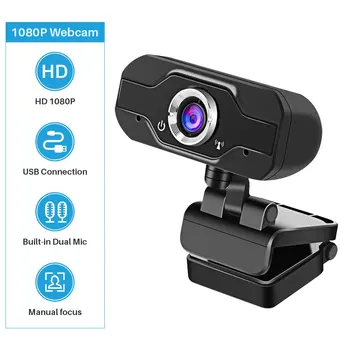 Kamera Full HD 1080p Web Cam USB Kamera, Built-in Mikrofono Pc 