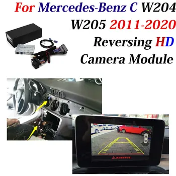 Automobilių Galinis Atbuline Kamera Skirta Mercedes Benz C Class W204 W205 Grįžtamieji automobilių Stovėjimo aikštelė Dekoderis Priekiniai Bakcup Galinio vaizdo kamera Adapteris Priedai