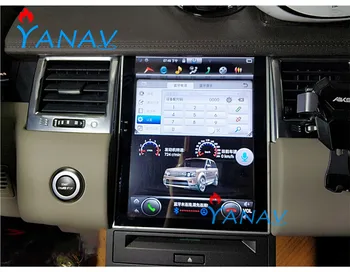 Automobilio DVD Grotuvas gps Navigacija-Land Rover Range Sporto L320 2009 M.~2013 Headunit stereo Stebėti tesla stiliaus 