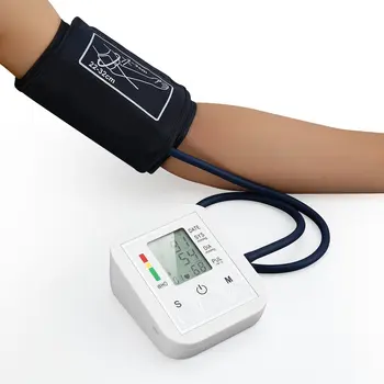 Automatinis Skaitmeninis Rankos kraujospūdžio matuoklis BP Sphygmomanometer Slėgio Matuoklis Matuoklio Kamertonas ' Matavimo Arterinis kraujo Spaudimas