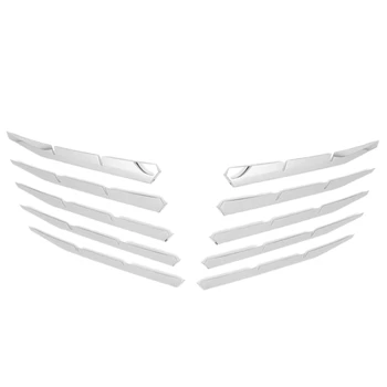 Automobilio Bamperio Apatinės Grotelės, Grotelės, Juostelės Apdaila už Peugeot 3008 GT 2016-2020 5008 GT 2017-2020 Nerūdijančio Plieno