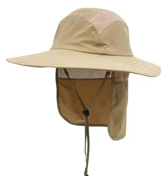 Connectyle Vyrai Moterys Vasaros Saulės Skrybėlę UPF 50+ Saulės Skydelis Apsaugos Bžūp Reguliuojamo Pločio Kraštų Žvejybos Skrybėlę su Kaklo Atvartu