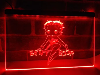 LC197 - Betty Boop LED Neon Light Pasirašyti namų dekoro amatai