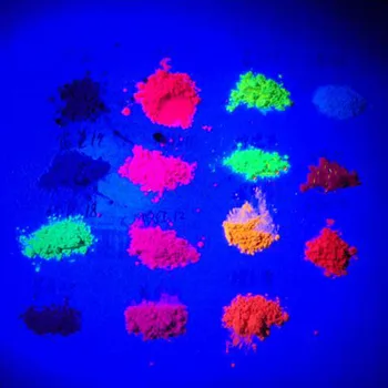 12jars/Set Neon Fosforo Pigmento Miltelių Fluorescencinė šviesa Nagų Blizgučiai Akių Milteliai, Manikiūro, Nagų Dailės Dulkių Paillettes Pigmento FT#5